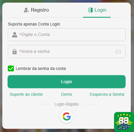 88cbf.com Cadastro Vantagens